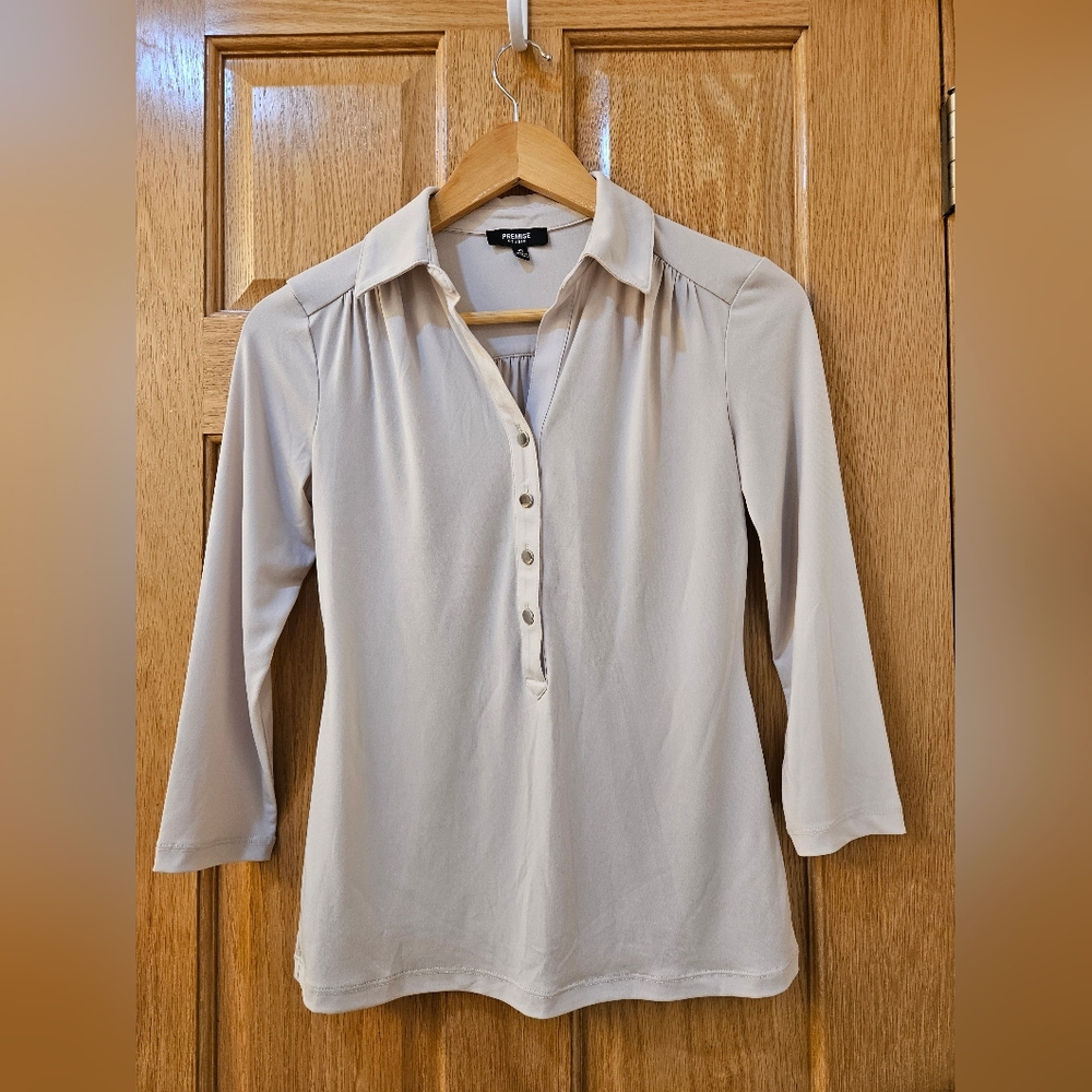 3/4 Collard Blouse